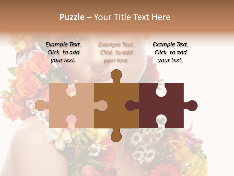 Skincare Closeup Happy PowerPoint Template