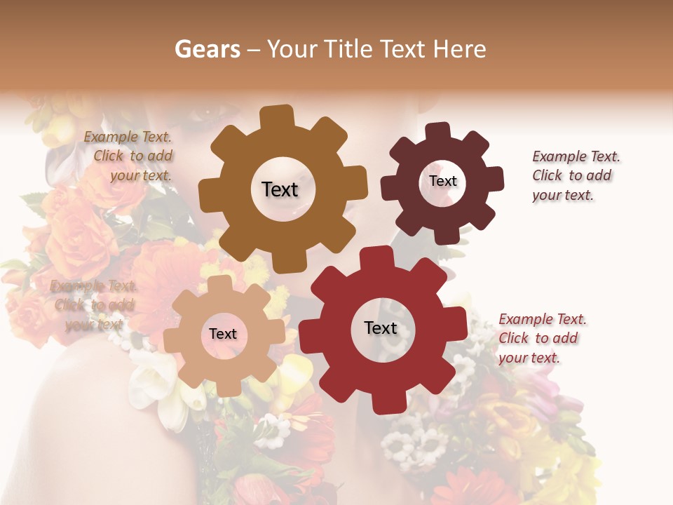 Skincare Closeup Happy PowerPoint Template