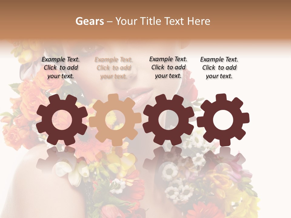 Skincare Closeup Happy PowerPoint Template