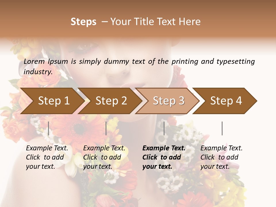 Skincare Closeup Happy PowerPoint Template
