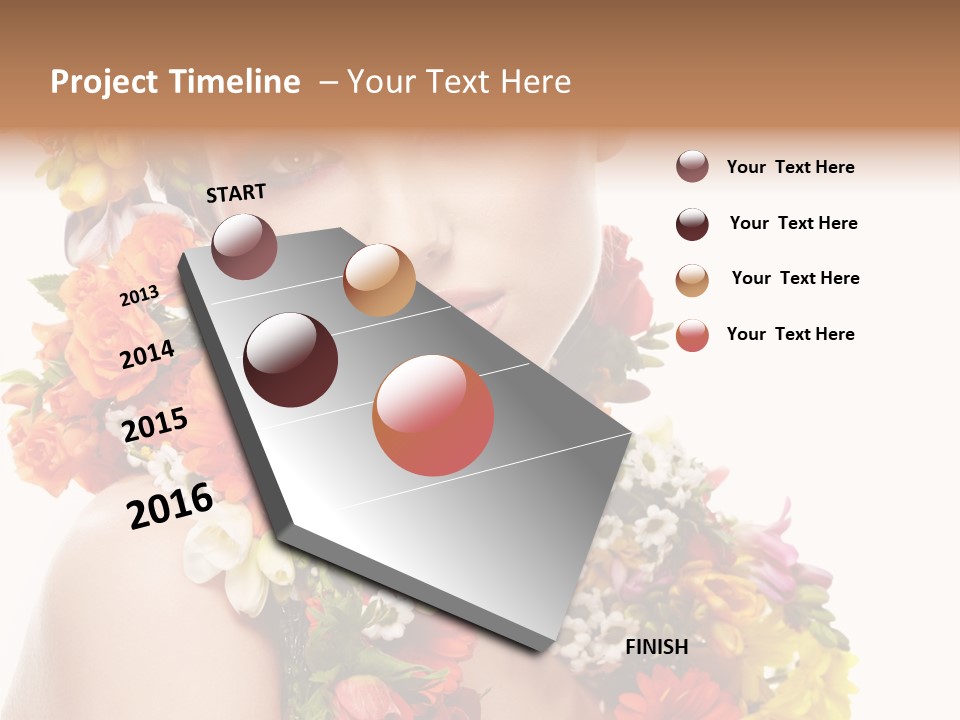 Skincare Closeup Happy PowerPoint Template