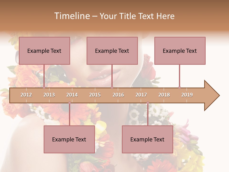 Skincare Closeup Happy PowerPoint Template