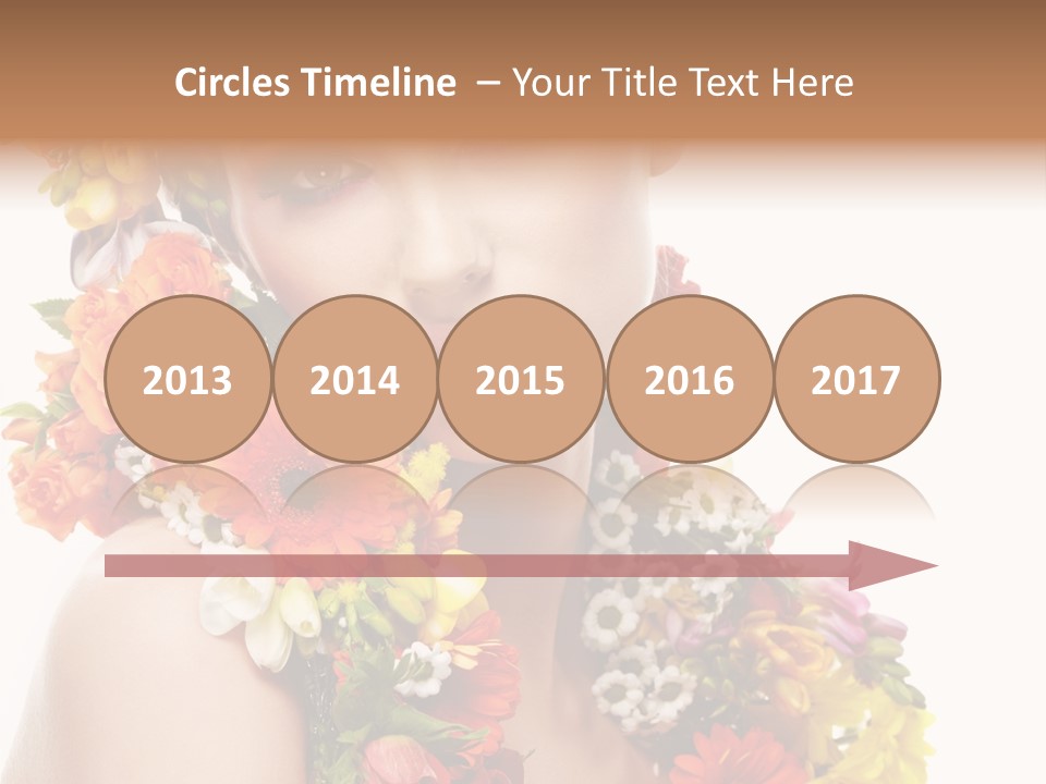 Skincare Closeup Happy PowerPoint Template