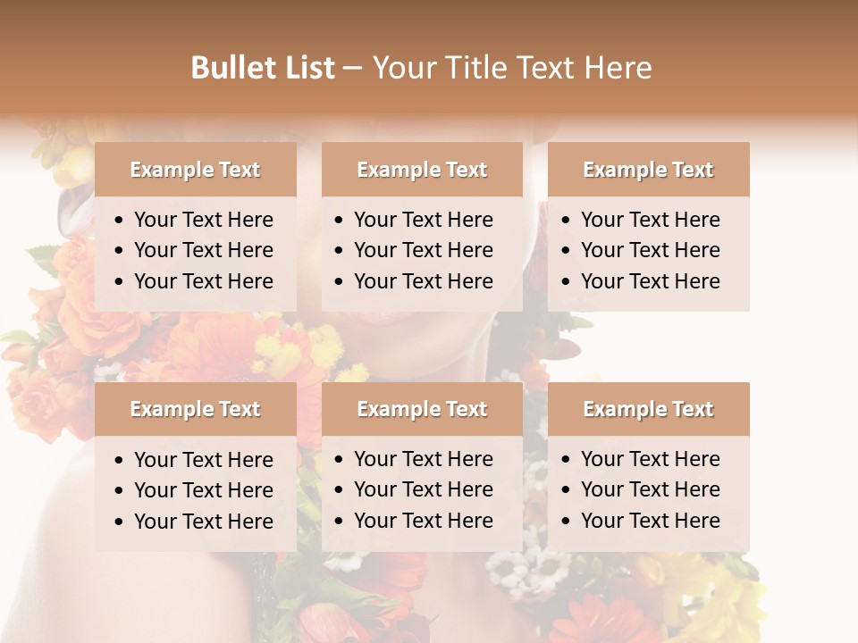 Skincare Closeup Happy PowerPoint Template