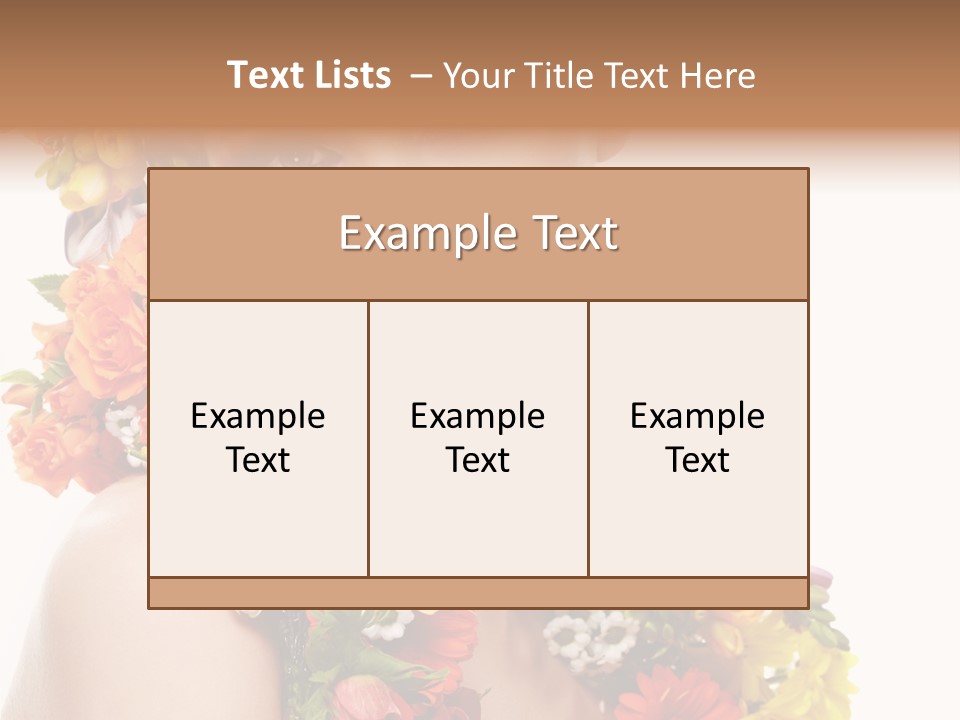 Skincare Closeup Happy PowerPoint Template