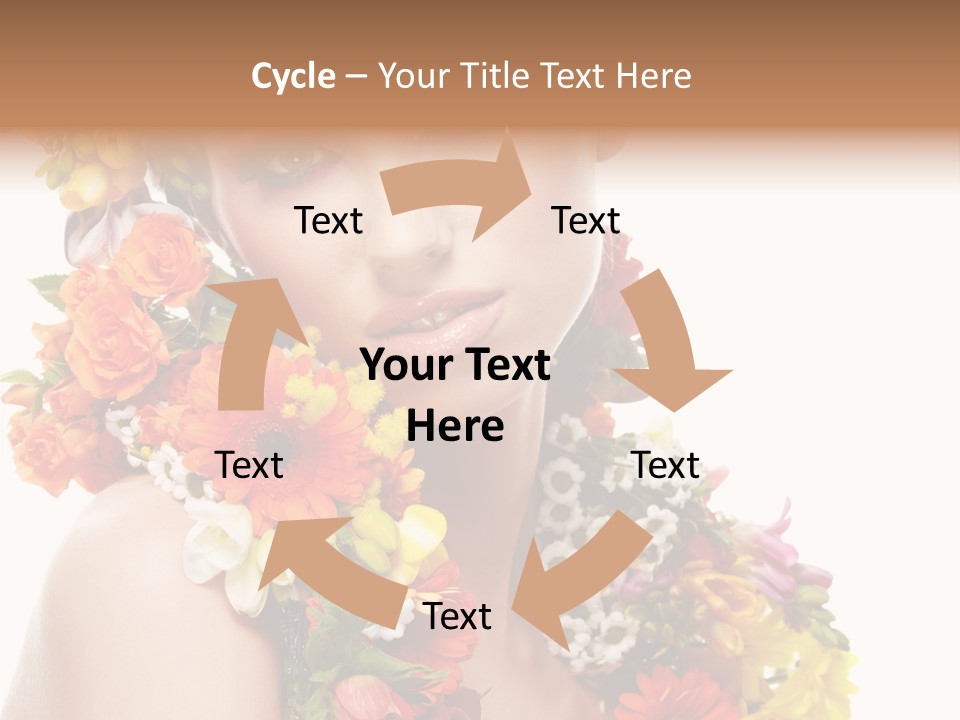 Skincare Closeup Happy PowerPoint Template