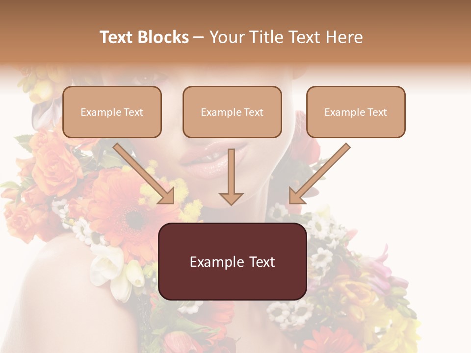 Skincare Closeup Happy PowerPoint Template