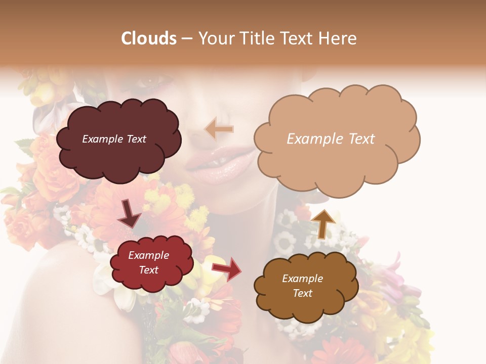 Skincare Closeup Happy PowerPoint Template