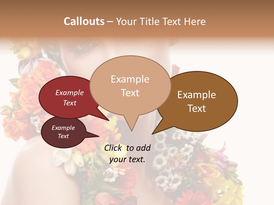 Skincare Closeup Happy PowerPoint Template