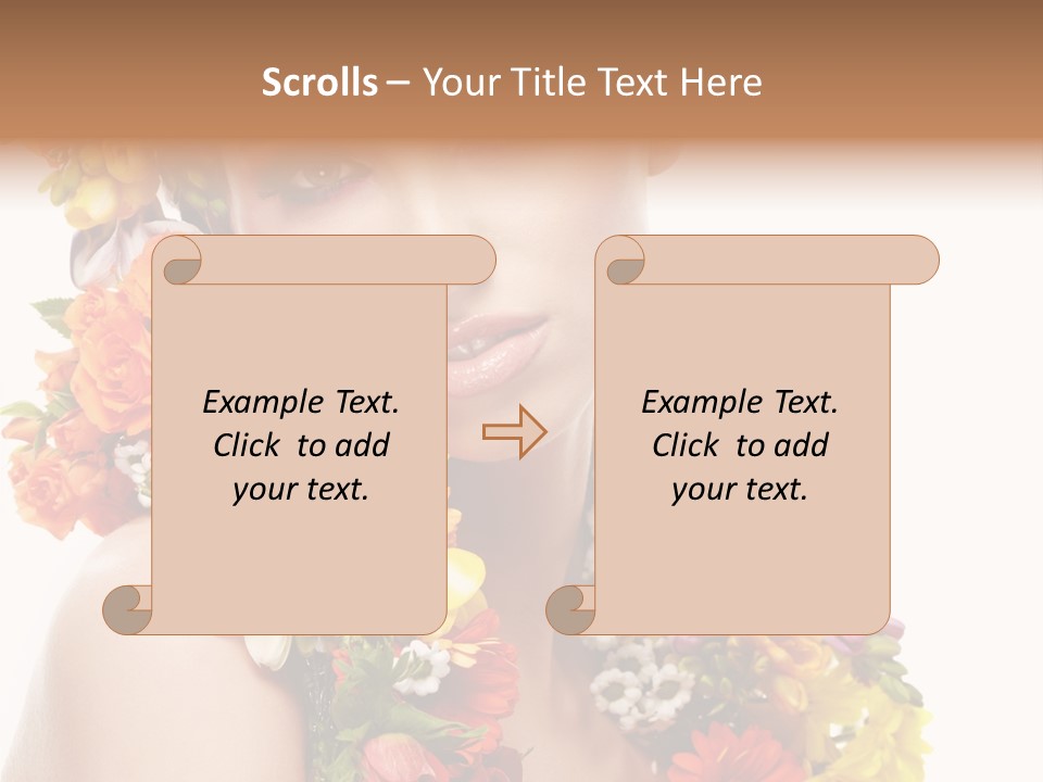 Skincare Closeup Happy PowerPoint Template