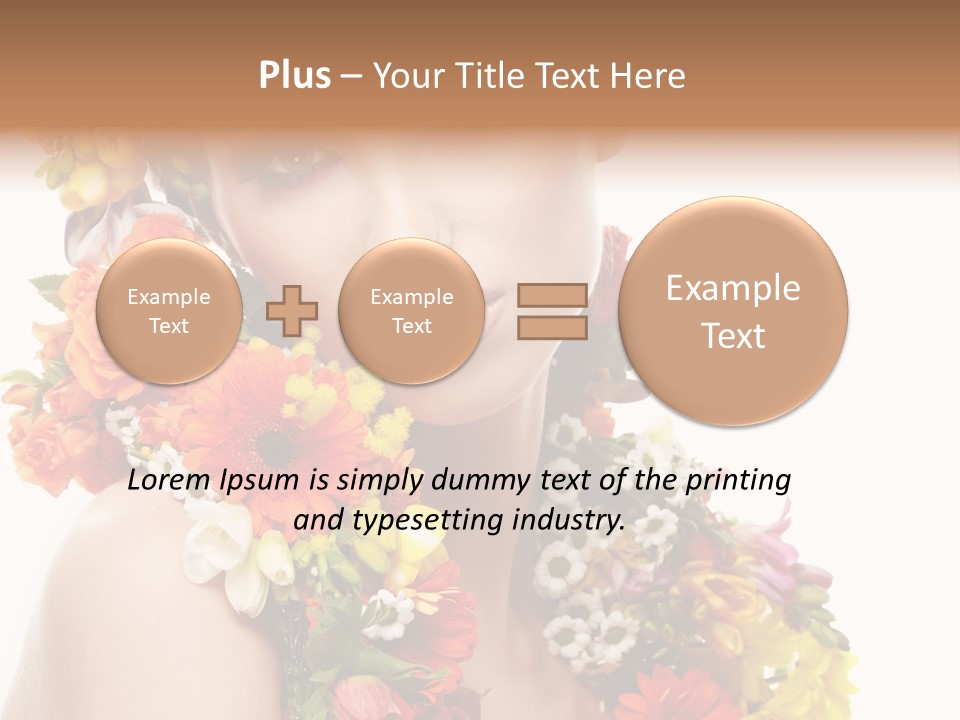 Skincare Closeup Happy PowerPoint Template