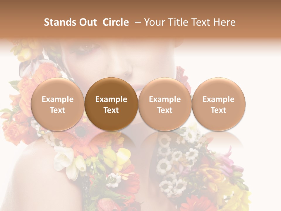 Skincare Closeup Happy PowerPoint Template