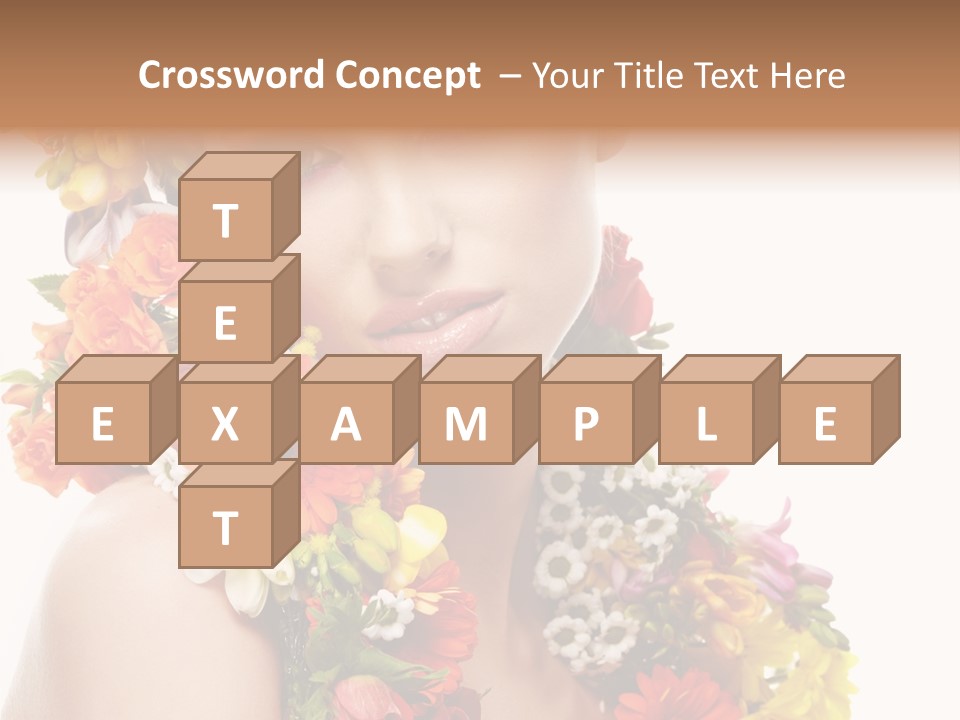 Skincare Closeup Happy PowerPoint Template