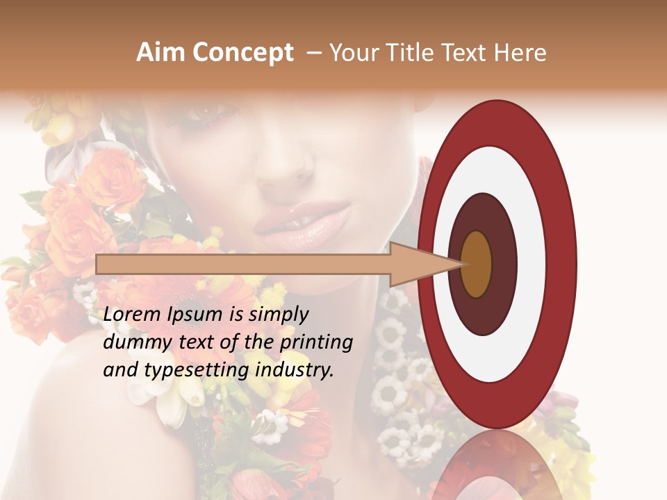 Skincare Closeup Happy PowerPoint Template