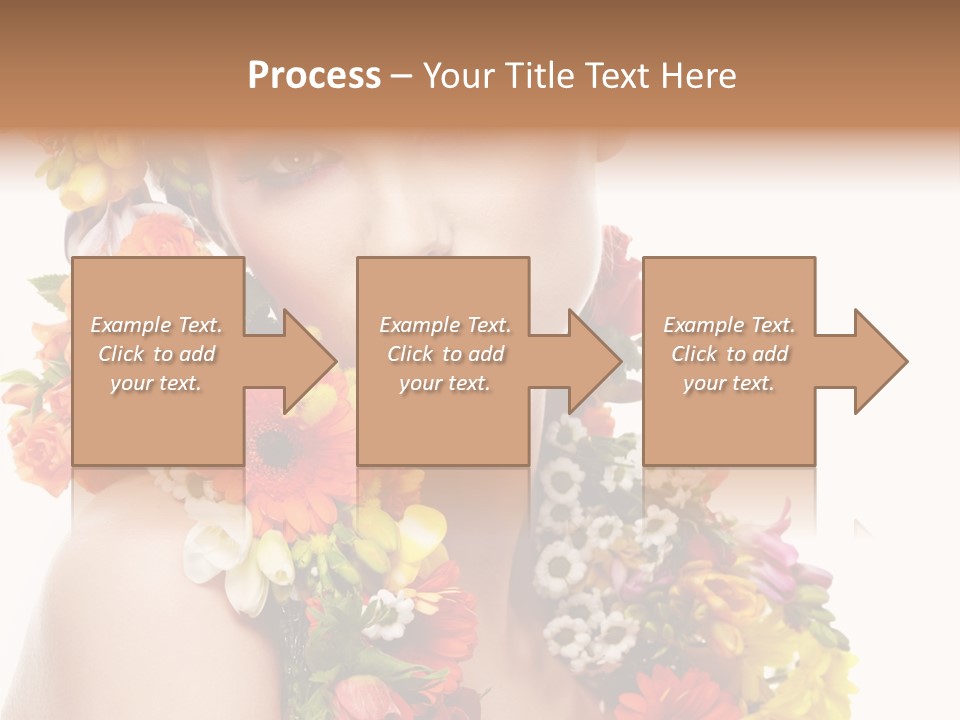 Skincare Closeup Happy PowerPoint Template