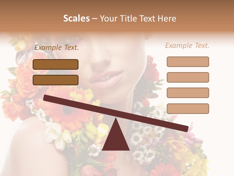 Skincare Closeup Happy PowerPoint Template