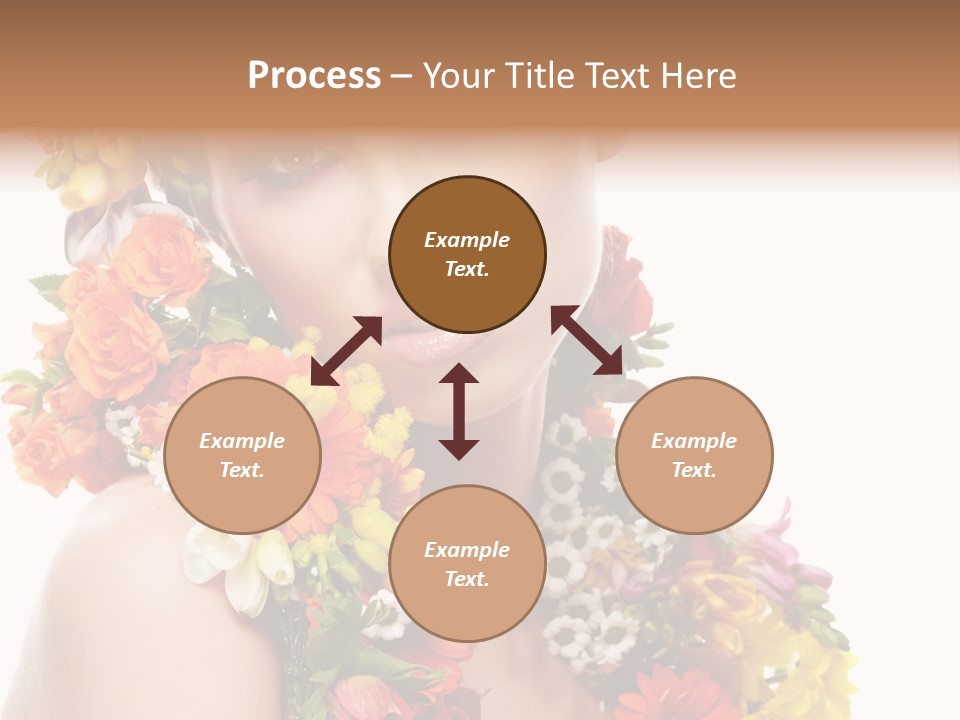 Skincare Closeup Happy PowerPoint Template