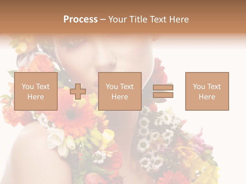 Skincare Closeup Happy PowerPoint Template