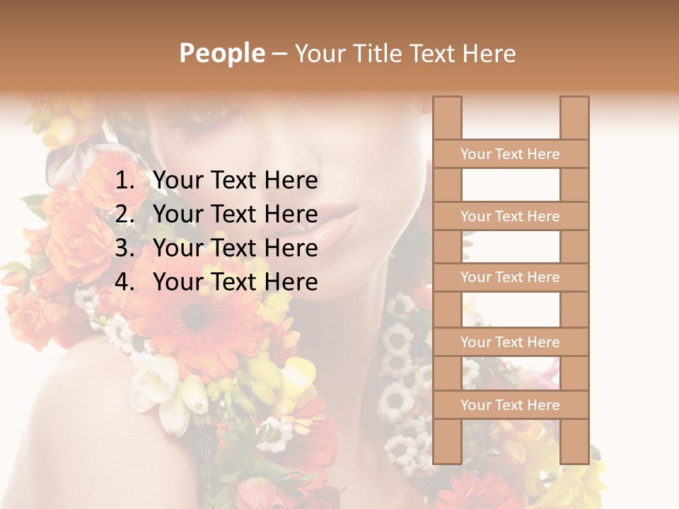 Skincare Closeup Happy PowerPoint Template