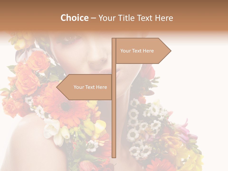 Skincare Closeup Happy PowerPoint Template