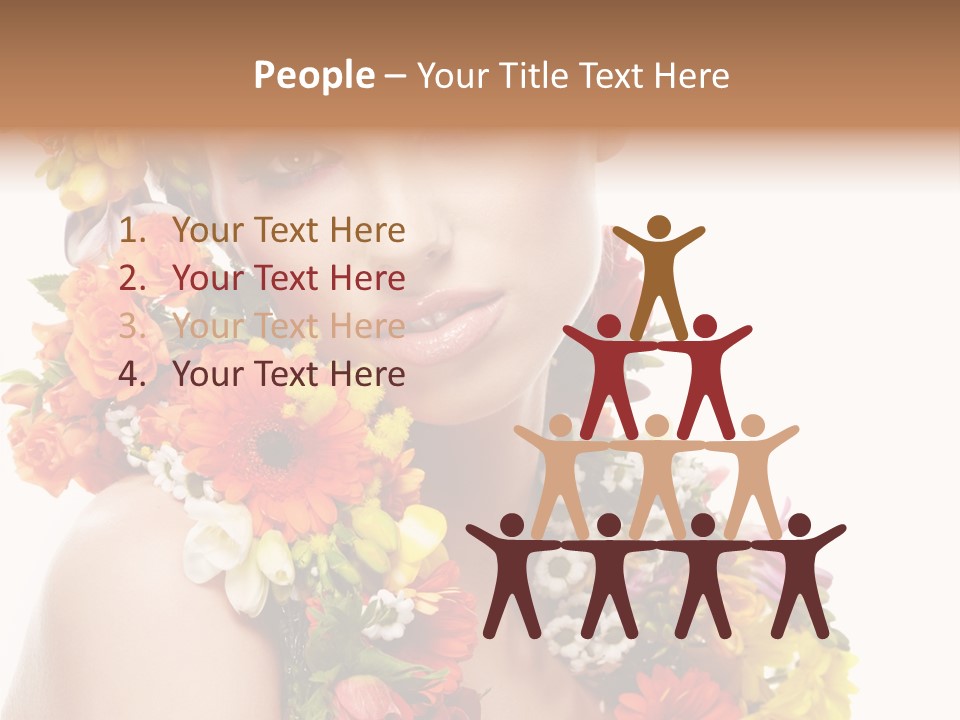 Skincare Closeup Happy PowerPoint Template