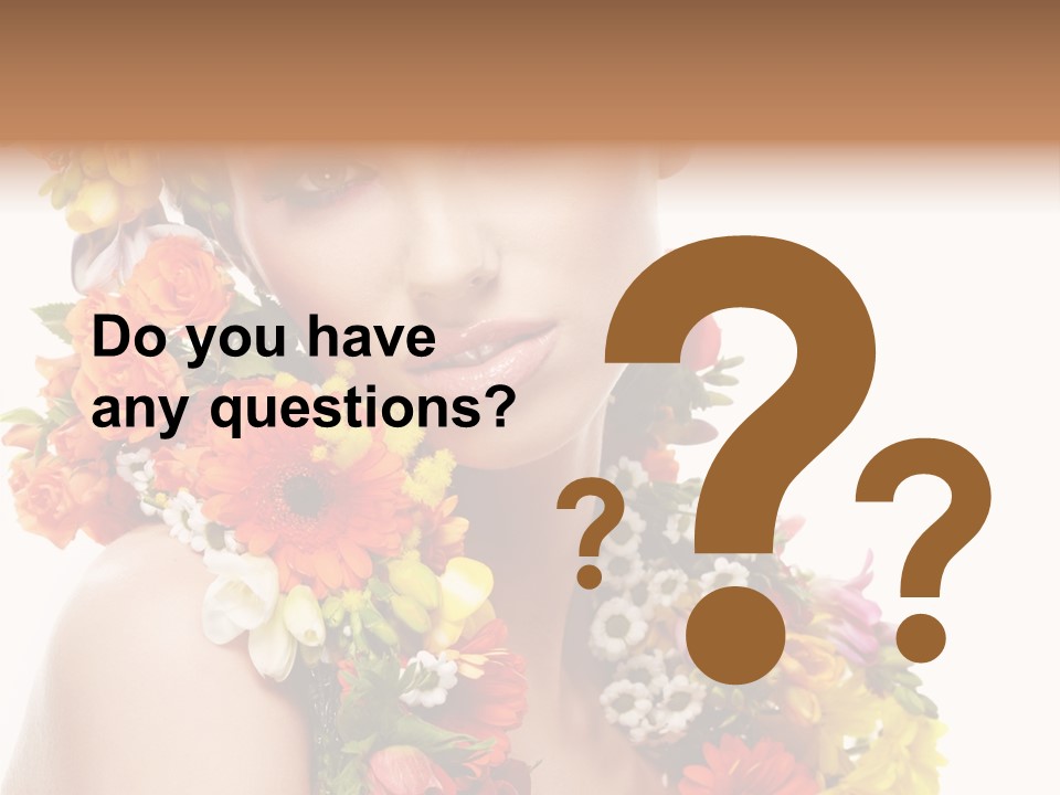 Skincare Closeup Happy PowerPoint Template