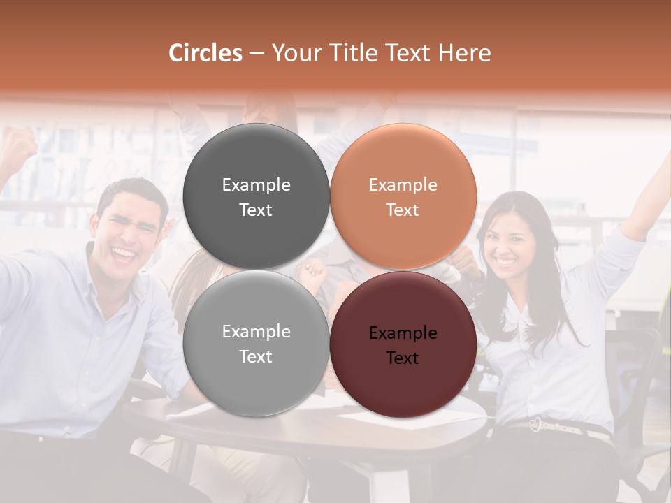 Businesspeople Adults Coworkers PowerPoint Template