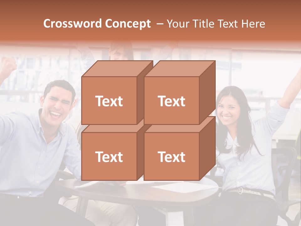 Businesspeople Adults Coworkers PowerPoint Template