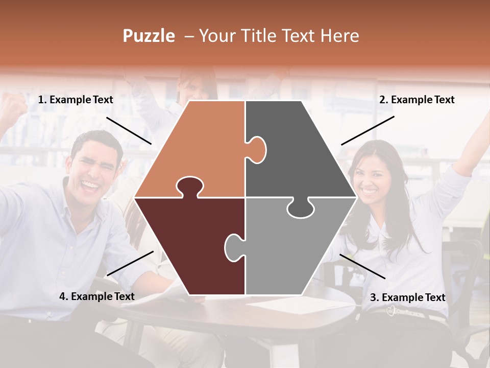 Businesspeople Adults Coworkers PowerPoint Template