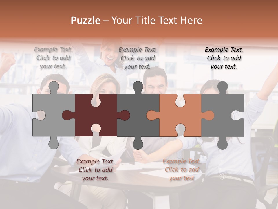 Businesspeople Adults Coworkers PowerPoint Template