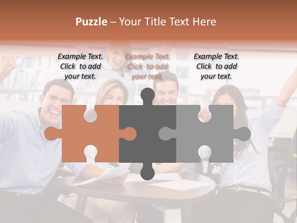 Businesspeople Adults Coworkers PowerPoint Template