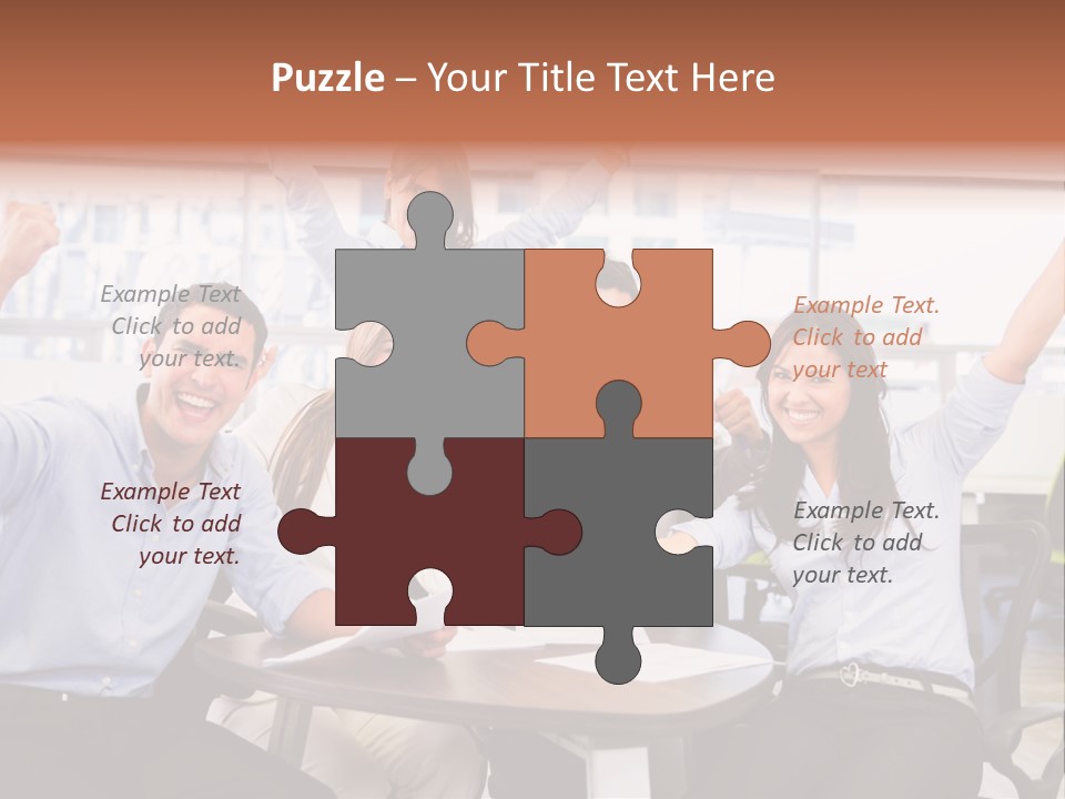 Businesspeople Adults Coworkers PowerPoint Template