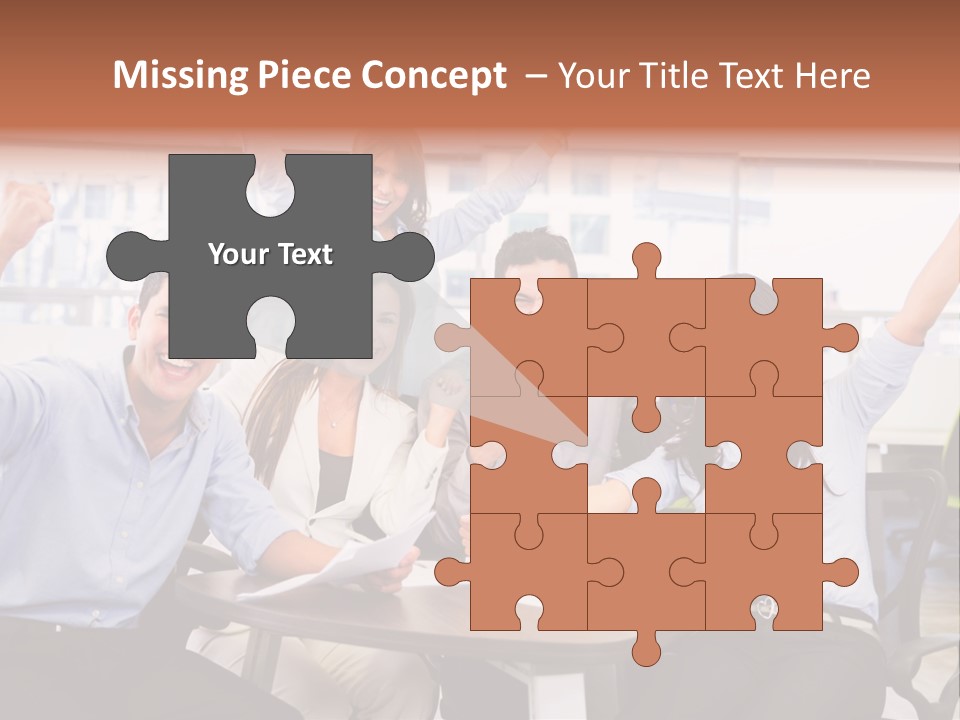 Businesspeople Adults Coworkers PowerPoint Template