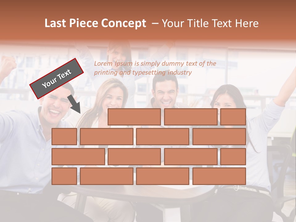 Businesspeople Adults Coworkers PowerPoint Template