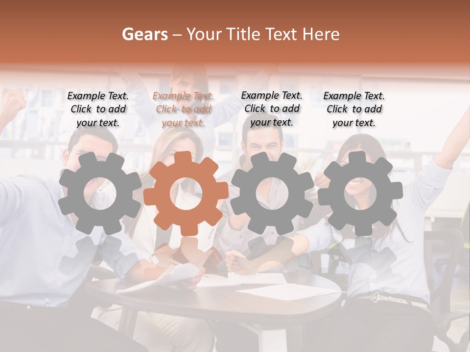 Businesspeople Adults Coworkers PowerPoint Template