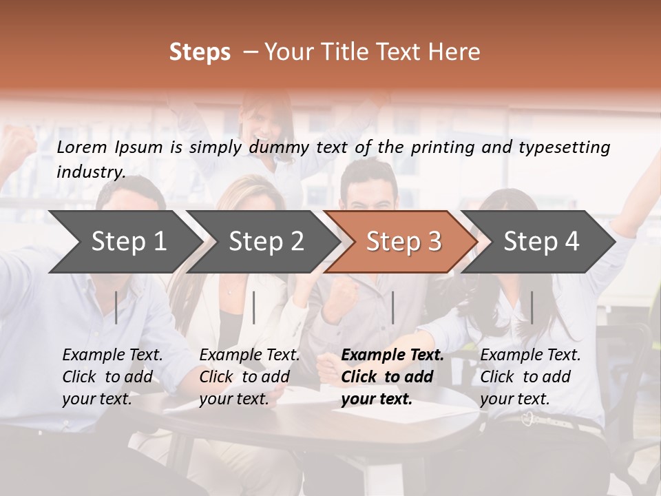 Businesspeople Adults Coworkers PowerPoint Template