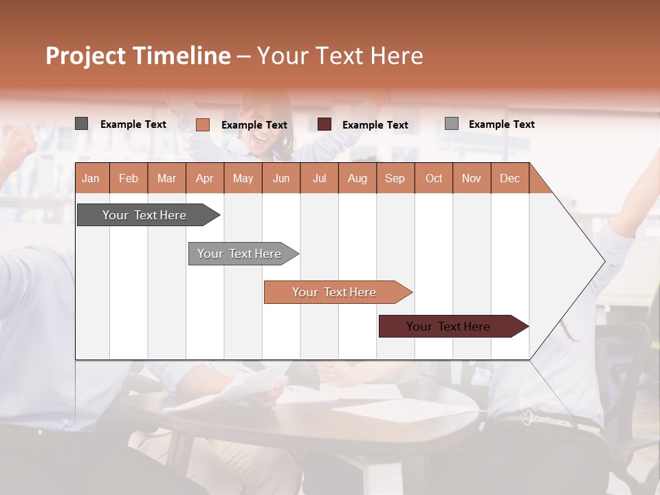 Businesspeople Adults Coworkers PowerPoint Template