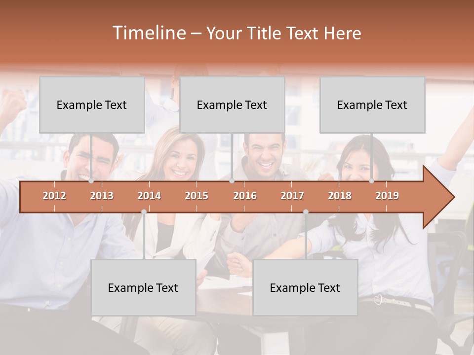 Businesspeople Adults Coworkers PowerPoint Template