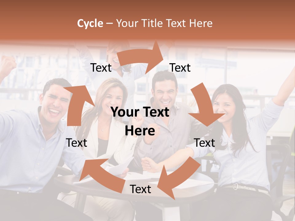 Businesspeople Adults Coworkers PowerPoint Template