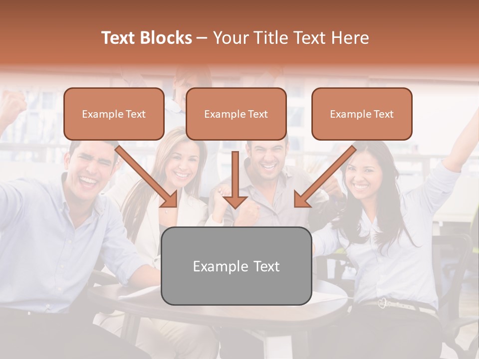 Businesspeople Adults Coworkers PowerPoint Template