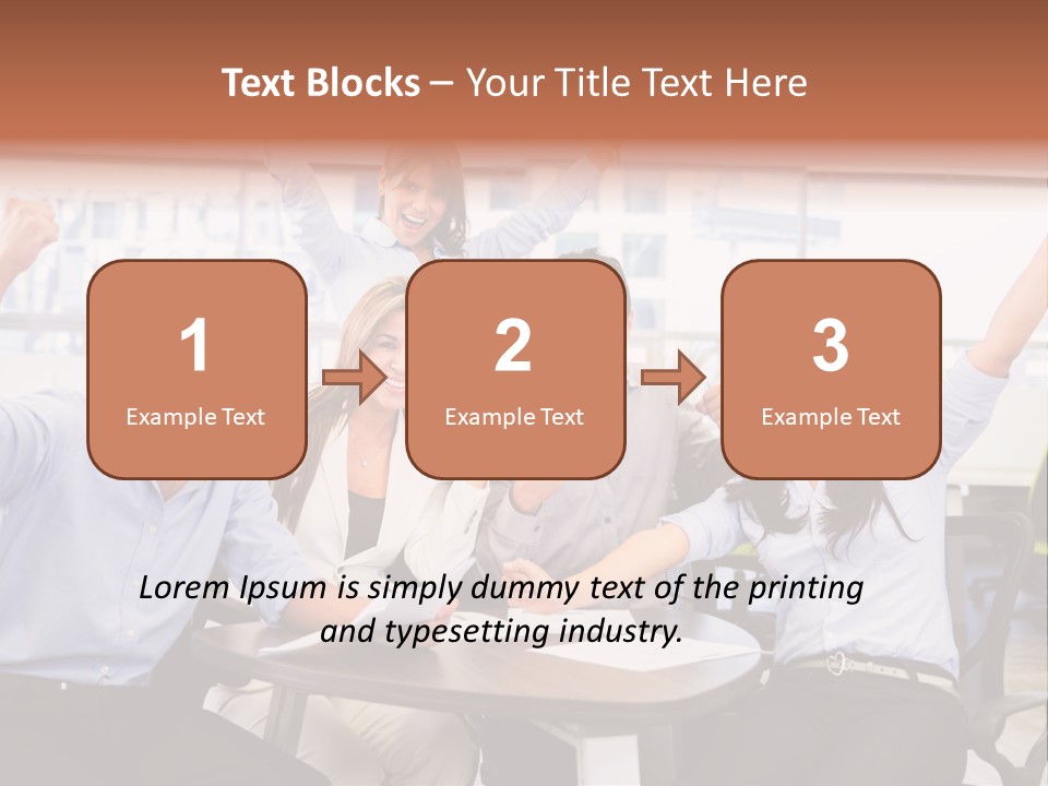 Businesspeople Adults Coworkers PowerPoint Template