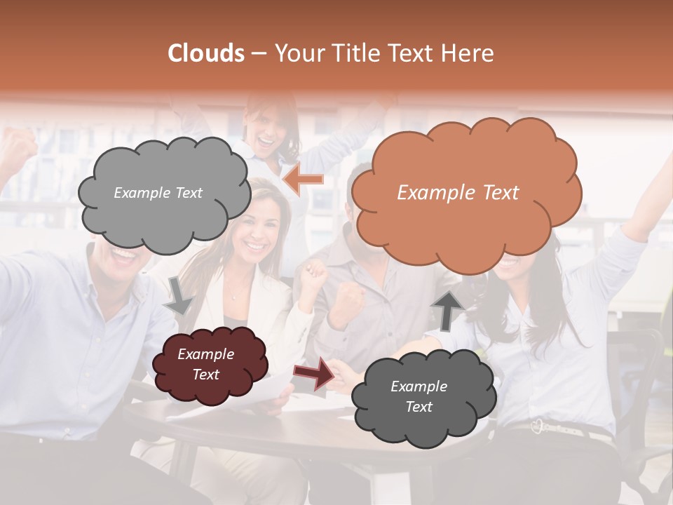 Businesspeople Adults Coworkers PowerPoint Template