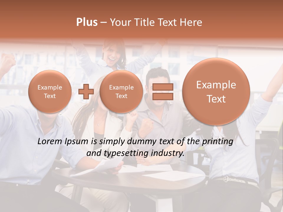 Businesspeople Adults Coworkers PowerPoint Template