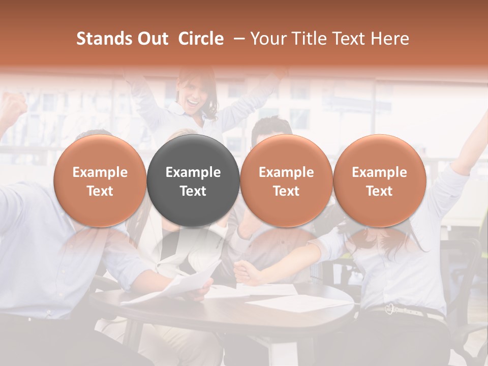 Businesspeople Adults Coworkers PowerPoint Template