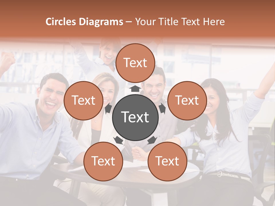 Businesspeople Adults Coworkers PowerPoint Template