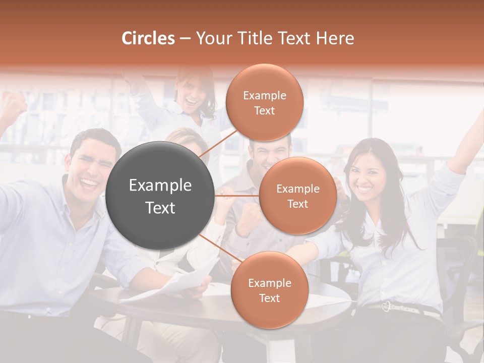 Businesspeople Adults Coworkers PowerPoint Template