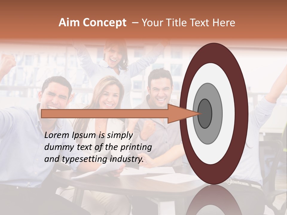 Businesspeople Adults Coworkers PowerPoint Template