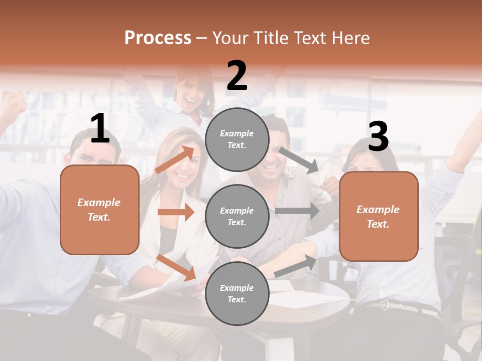 Businesspeople Adults Coworkers PowerPoint Template