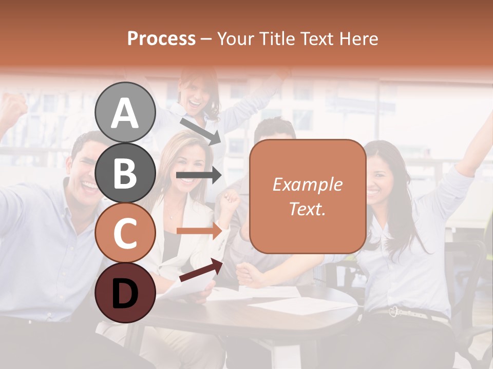 Businesspeople Adults Coworkers PowerPoint Template