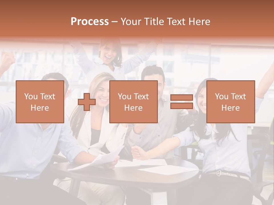 Businesspeople Adults Coworkers PowerPoint Template